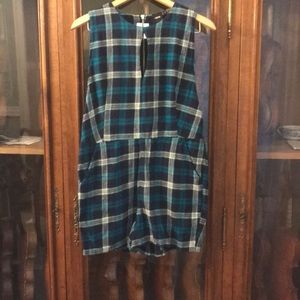 ASOS flannel romper